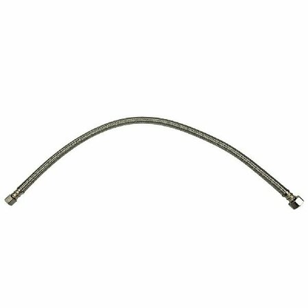 DANCO Faucet Supply Line Hose, Flexible, 3/8in Inlet, Compression Inlet, 1/2in Outlet, FIP Outlet, 24in L 59703